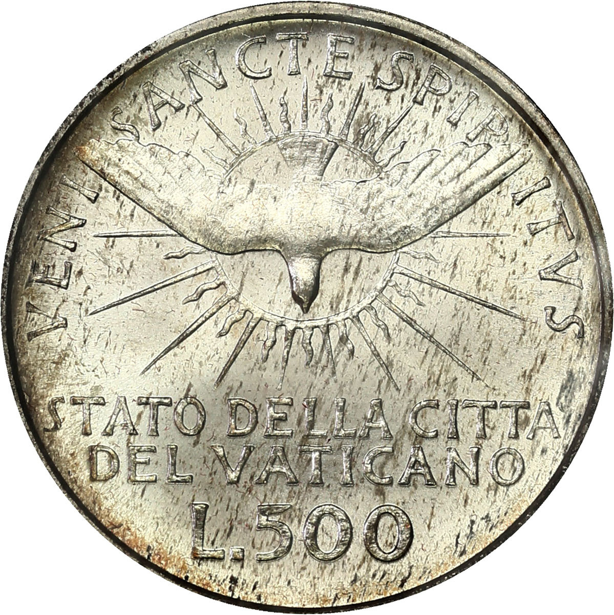 Watykan, 500 lirów SEDE VACATE. 1978
